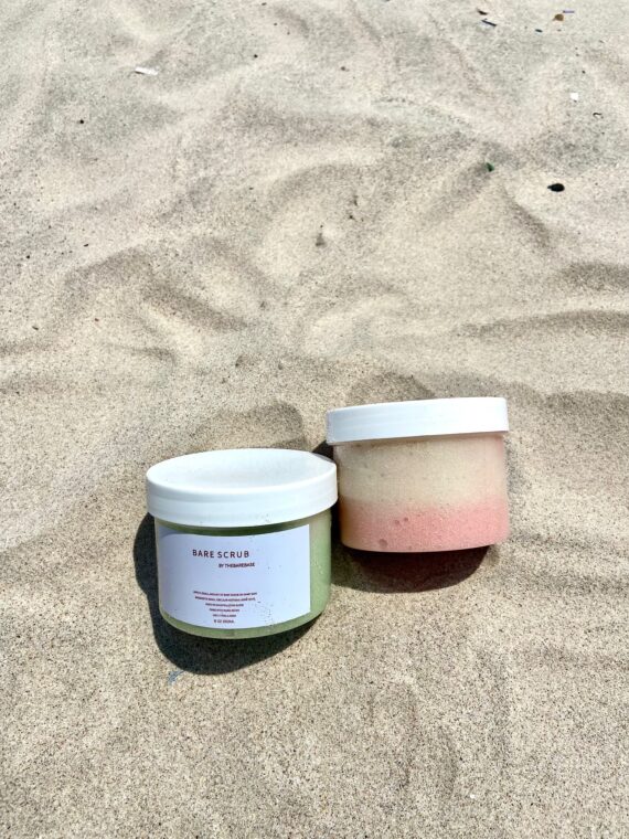 Bare foaming body scrub